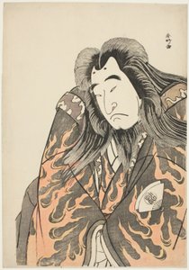 Actor Onoe Matsusuke I como Emperador Retirado Sutoku de Katsukawa Shunkо̄