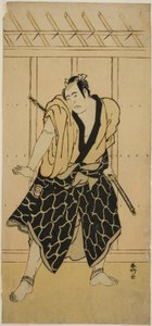 El actor Sawamura Sojuro III como Soga no Dozaburo () de Katsukawa Shunkо̄
