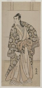 Ichikawa Monnosuke II como un señor de Katsukawa Shunkō II