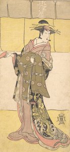 Un actor de la línea Segawa Tomisaburo como una cortesana de Katsukawa Shunko