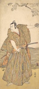 El Quinto Ichikawa Danjuro como un Samurai