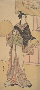 El tercer Sawamura Sojuro en el papel de Shirai Gonpachi, 2º mes, 1788