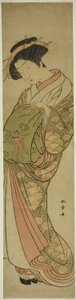 Una Cortesana de la Casa Matsubaya de Katsukawa Shunsho