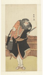 Actor en el papel de salteador de caminos de Katsukawa Shunsho