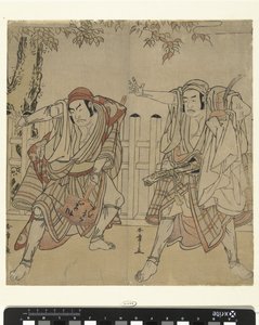 Actores Otani Hiroji III en Otani Tomoemon de Katsukawa Shunsho