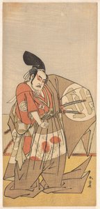 Actor como malvada mensajera imperial de Katsukawa Shunsho