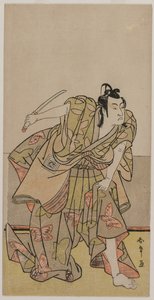Ichikawa Monnosuke II como Soga no Goro, c. finales de 1770s de Katsukawa Shunsho