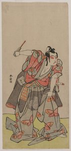 Ichikawa Yaozo II como Soga no Goro, mediados de 1770s de Katsukawa Shunsho