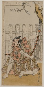 Ichimura Uzaemon IX como Umeomaru, mediados de la década de 1770 de Katsukawa Shunsho