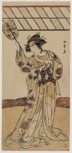 Segawa Kikunojō III como Teruha de Katsukawa Shunsho