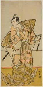 El Actor Ichikawa Danjuro V como Chichibu no Shigetada