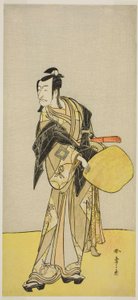 El actor Ichikawa Danjuro V como Kakogawa Honzo, de la obra "Kanadehon Chushin Nagori no Kura," representada en el Teatro Nakamura en el noveno mes, 1780 de Katsukawa Shunsho