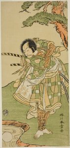 El actor Ichikawa Danjuro V en un papel no identificado de Katsukawa Shunsho