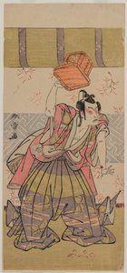 El Actor Ichikawa Raizo como Soga No Goro, mediados de 1770s de Katsukawa Shunsho