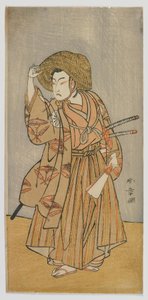 El actor Matsumoto Koshiro IV como Nagoya Sanzaburo, periodo Edo de Katsukawa Shunsho
