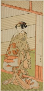 El actor Nakamura Noshio I en un papel no identificado de Katsukawa Shunsho