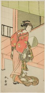 El actor Sanogawa Ichimatsu II en un papel no identificado de Katsukawa Shunsho