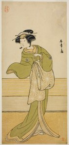 El actor Yamashita Mangiku I en un papel no identificado de Katsukawa Shunsho