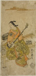 El actor Yamashita Kosasaburo de Katsukawa Terushige