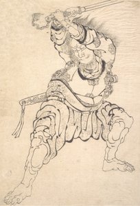 Un Guerrero de Katsushika Hokusai