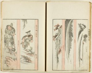 Banshoku zuko, un volumen de 5 publicados de Katsushika Hokusai