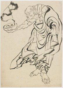 Figura budista, finales del siglo XVIII-principios del siglo XIX de Katsushika Hokusai