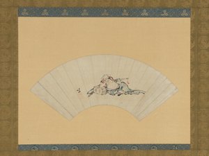 Asaina borracha de Katsushika Hokusai