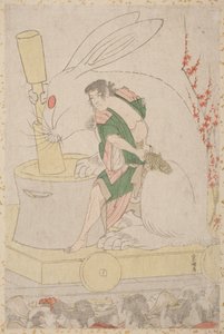 Carroza del Año del Conejo de Katsushika Hokusai