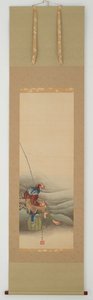 Pescador, período Edo, 1849