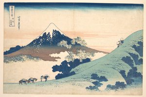 El Fuji desde el puerto de Inume () de Katsushika Hokusai