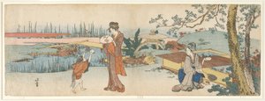 Vendedor de peces de colores de Katsushika Hokusai