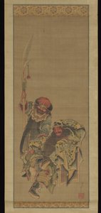 Guan Yu, dios chino de la guerra de Katsushika Hokusai