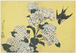 Hortensia y golondrina, c. 1832
