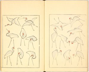Libro ilustrado de Katsushika Hokusai
