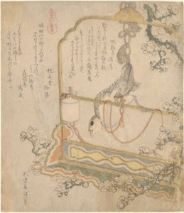 Petirrojo japonés, de la serie Todo tipo de caballos de Katsushika Hokusai