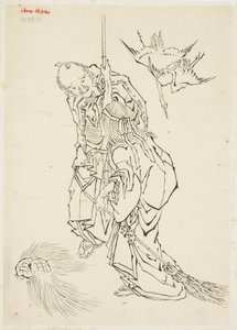 Jo y Uba; Tema de Takasago, ca. 1815-1849 de Katsushika Hokusai