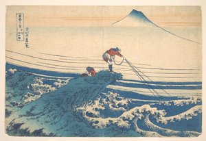 Kajikazawa, en la provincia de Kai (Kōshū Kajikazawa), de la serie «Las treinta y seis vistas del monte Fuji» (Fugaku sanjūrokkei) de Katsushika Hokusai