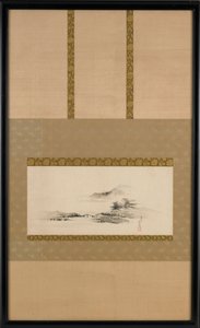Paisaje, período Edo, ca. 1801-1802 de Katsushika Hokusai