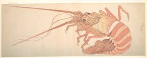 Langosta grande de Katsushika Hokusai