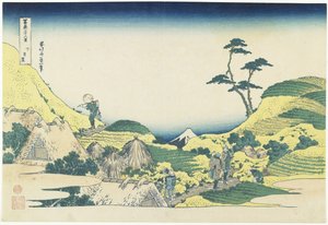 Meguro inferior, 1831-1834 de Katsushika Hokusai