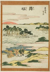 Maisaka, de la serie "Cincuenta y tres estaciones del Tokaido (Tokaido gojusan tsugi)" de Katsushika Hokusai