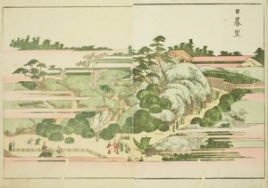 Nippori, del libro ilustrado "Libro de Imágenes de Diversiones del Este (Ehon Azuma asobi)"