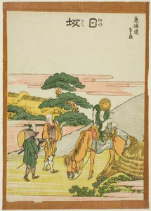 Nissaka, de la serie "Cincuenta y Tres Estaciones del Tokaido (Tokaido gojusan tsugi)"