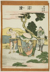 Numatsu, de la serie "Cincuenta y tres estaciones del Tokaido"
