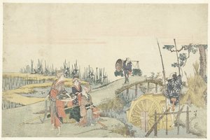 plantar arroz de Katsushika Hokusai