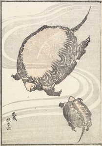 Estanque Sayama-ga-ike en la provincia de Musashi, 1817 de Katsushika Hokusai