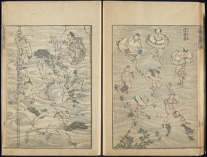 Cuaderno de bocetos, 1816 de Katsushika Hokusai