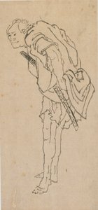Hombre de pie, finales del siglo XVIII-principios del siglo XIX