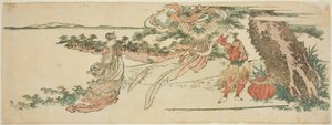 La túnica de plumas (Hagoromo) de Katsushika Hokusai