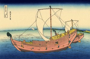 La ruta marítima de Kazusa, c.1830